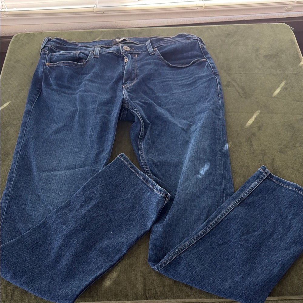 PAIGE Men's Indigo Straight Jeans